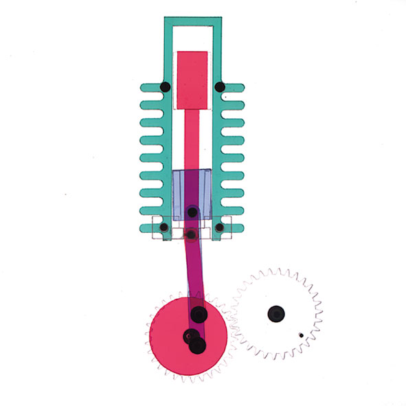 Moteur Stirling, transparent