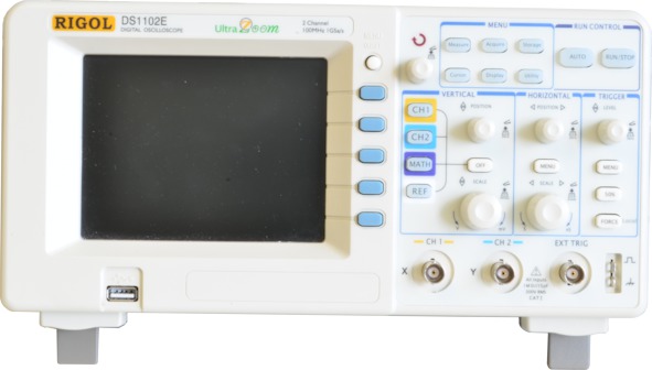 Oscilloscope à mémoire numérique, 100 MHz, à deux canaux