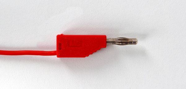 Câble de connexion 19 A, 25 cm, rouge