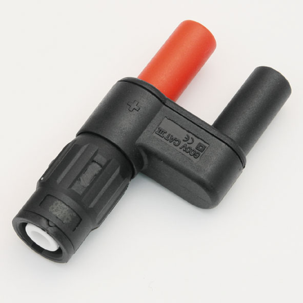 Adaptateur BNC/douilles de sécurité de 4 mm, bipolaire 