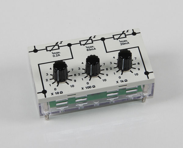 Décade de résistances 10 ohms...11,1 kohms, STE 4/50/100