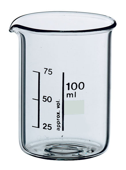 Bécher Boro 3.3, 100 ml, forme basse