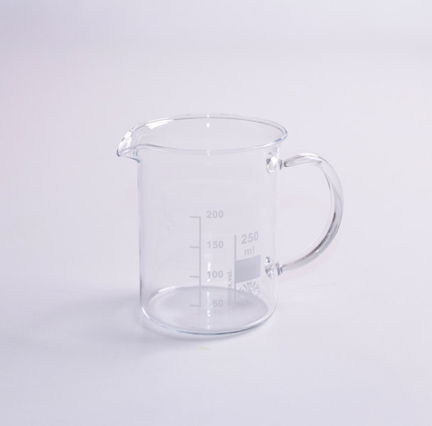 Bécher Boro 3.3, 250 ml, avec poignée