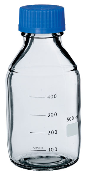 Bouteille de laboratoire selon DIN, 500 ml, GL 45