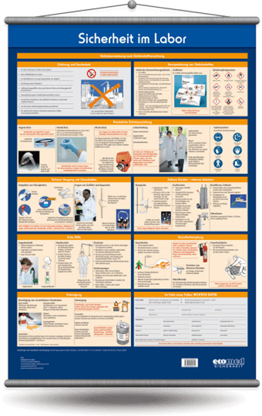 Affiche « La sécurité au laboratoire »