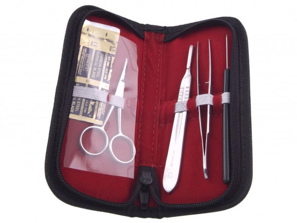 Trousse à dissection, 5 instruments