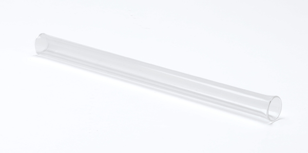 Tube à réaction, verre quartzeux, 300 x 20 mm Ø