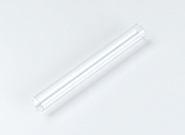 Tube à réaction, verre quartzeux, 160 x 20 mm Ø