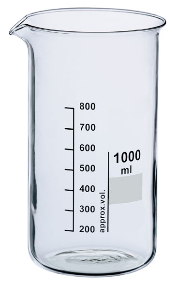 Bécher Boro 3.3, 400 ml, forme haute