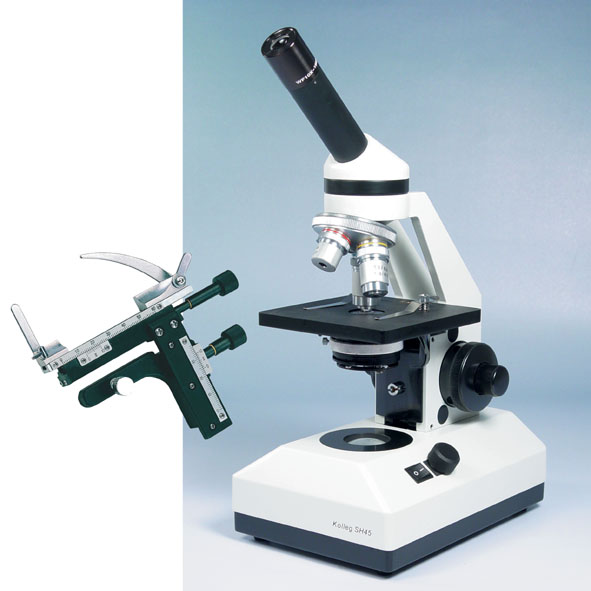 Microscope monoculaire pour élèves Kolleg SH 45 avec LED