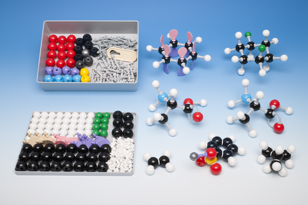 Coffret modèles moléculaires pour la chimie organique, pour l'enseignant