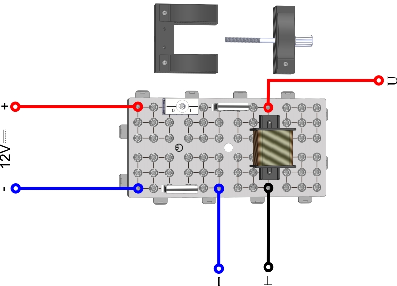 Résistance en courant continu et alternatif d'une bobine II (expérience de mesure) - Numérique