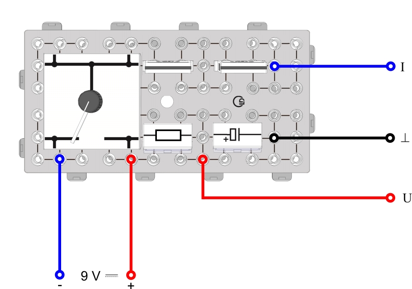 Condensateur dans un circuit à courant continu - Numérique