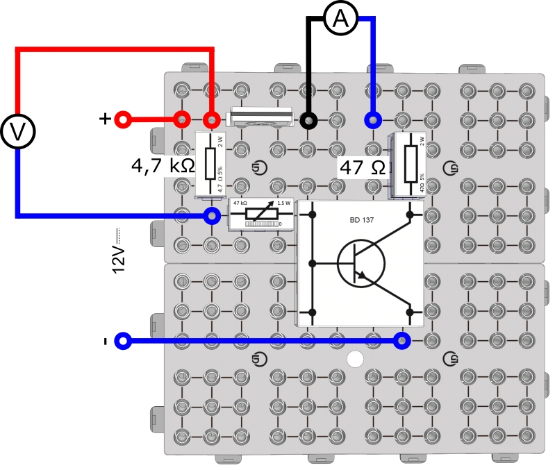L'amplification de courant du transistor