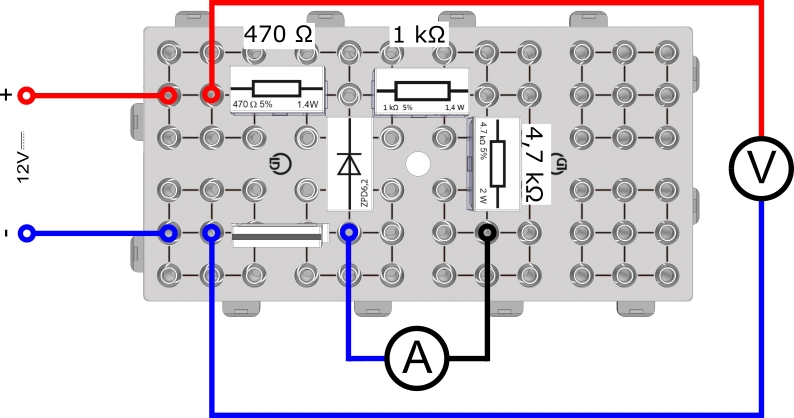 Limitation de tension par diodes et transistors