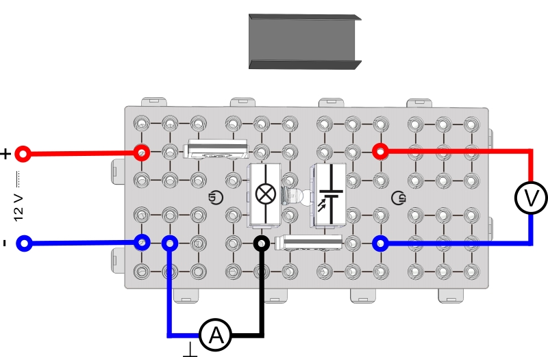 Tension à vide d'une cellule solaire