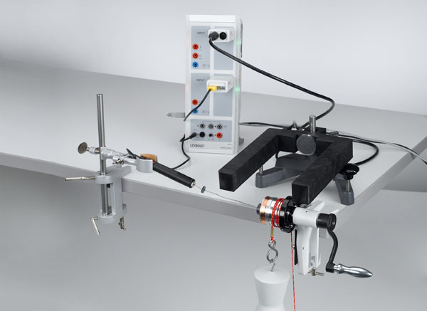 Transformation de l'énergie mécanique en énergie thermique - Mesure avec CASSY