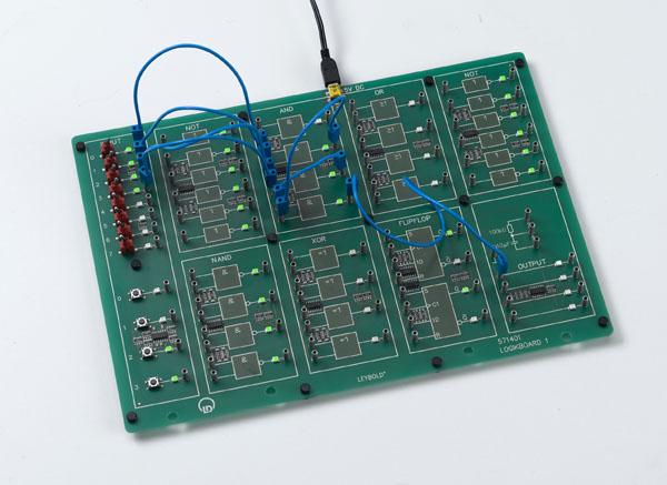 Fonctions AND, NAND, OR et OU-exclusif de quatre variables