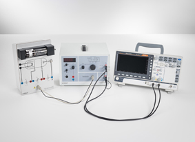 Expérience de Franck-Hertz avec le néon - Tracé avec l'oscilloscope