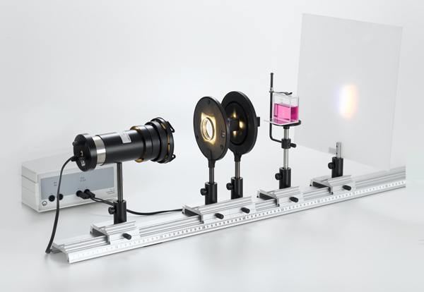 Spectres d'absorption de colorants sur un écran