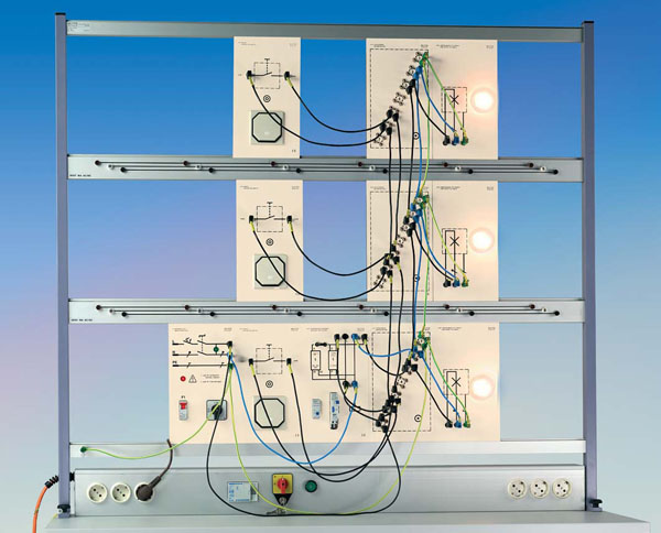 Circuits d'installation avec boutons, équipement supplémentaire